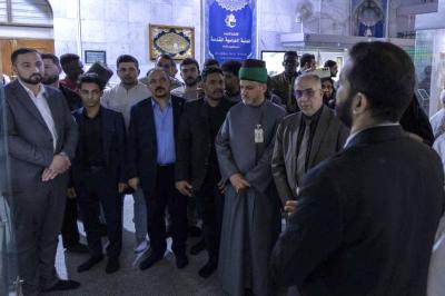العتبة العباسية المقدسة تنظم برنامجًا ثقافيًّا لوفد من الطلبة العرب والأجانب في جامعة النهرين