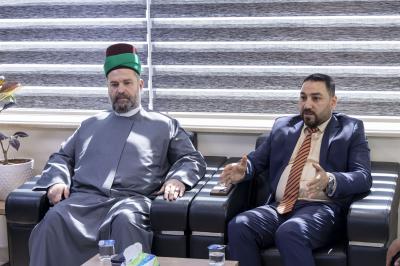 قسم الشؤون الطبية يزور الأطفال المصابين بمرض السرطان في مستشفى الإمام الحسن (عليه السلام)