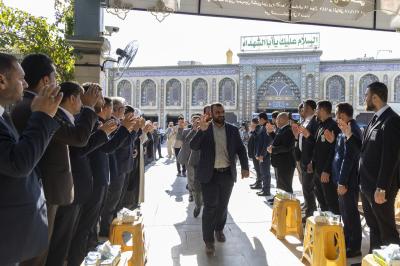 بحضور سماحة السيد الصافي.. العتبتان المقدستان الحسينية والعباسية تقيمان مجلسًا تأبينيًّا على روح السيد علي الخامنئي (رحمه الله)