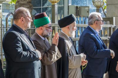بحضور سماحة السيد الصافي.. العتبتان المقدستان الحسينية والعباسية تقيمان مجلسًا تأبينيًّا على روح السيد علي الخامنئي (رحمه الله)