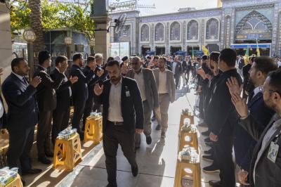 بحضور سماحة السيد الصافي.. العتبتان المقدستان الحسينية والعباسية تقيمان مجلسًا تأبينيًّا على روح السيد علي الخامنئي (رحمه الله)