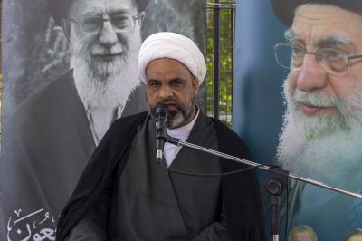 بحضور سماحة السيد الصافي.. العتبتان المقدستان الحسينية والعباسية تقيمان مجلسًا تأبينيًّا على روح السيد علي الخامنئي (رحمه الله)