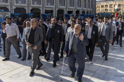 بحضور سماحة السيد الصافي.. العتبتان المقدستان الحسينية والعباسية تقيمان مجلسًا تأبينيًّا على روح السيد علي الخامنئي (رحمه الله)