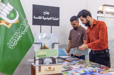 بأكثر من 350 إصدارًا.. قسم الشؤون الفكرية يشارك في معرض الكتاب بالمعهد التقني المسيّب