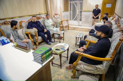 قسم الشؤون الفكرية يبحث سبل تعزيز التعاون مع رابطة الفرقان القرآنية في ميسان