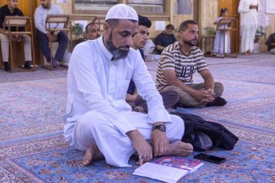 ضمن محفلها الأسبوعي في كربلاء.. دار علوم نهج البلاغة تقدم محاضرة عن أساليب التزييف السياسي التاريخي