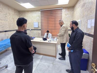 للاطلاع على الخدمات المقدمة للزائرين.. قسم الشؤون الطبية يستقبل مدير قطاع المركز للرعاية الصحية