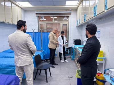 للاطلاع على الخدمات المقدمة للزائرين.. قسم الشؤون الطبية يستقبل مدير قطاع المركز للرعاية الصحية