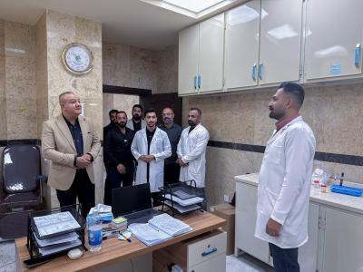 للاطلاع على الخدمات المقدمة للزائرين.. قسم الشؤون الطبية يستقبل مدير قطاع المركز للرعاية الصحية