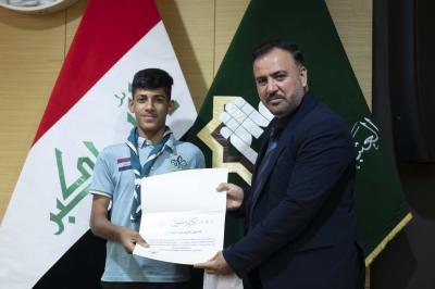 جمعية كشافة الكفيل تختتم المخيم الكشفي لطلبة الإعفاء العام من كربلاء والبصرة