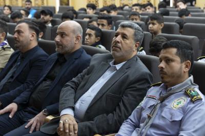 جمعية كشافة الكفيل تختتم المخيم الكشفي لطلبة الإعفاء العام من كربلاء والبصرة