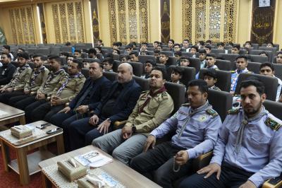 جمعية كشافة الكفيل تختتم المخيم الكشفي لطلبة الإعفاء العام من كربلاء والبصرة