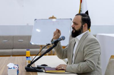 قسم العلاقات العامة يقيم محاضرة عن أجر الخدمة الحسينية ضمن مخيم الأربعين الأول