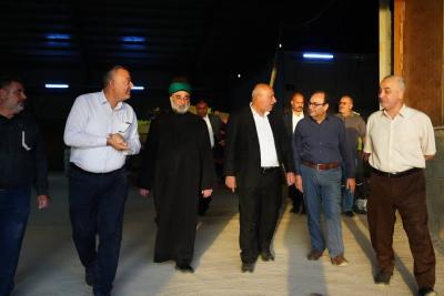 الأمين العام للعتبة العباسية المقدسة ومحافظ كربلاء يطلعان على مزارع تقاوي البطاطا