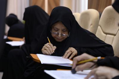 شعبة الخطابة الحسينية النسوية تختبر 275 طالبة ضمن برنامج ثمار العطاء