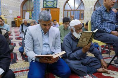 المجمع العلمي يواصل تنفيذ برنامج قراءة صفحة من القرآن الكريم في صلاح الدين