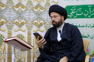 المجمع العلمي يواصل تنفيذ برنامج قراءة صفحة من القرآن الكريم في صلاح الدين