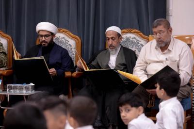 المجمع العلمي يقيم ختمةً قرآنيةً على روح المرجع الشيخ الفياض (رضوان الله عليه) في كربلاء