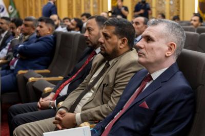 إلقاء البيان الختامي لمهرجان فتوى الدفاع المقدسة الثقافي العاشر