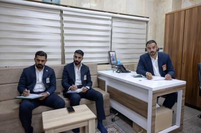 قسم العلاقات العامة يناقش استعداداته لإقامة مخيم البذرة الواعدة الرابع