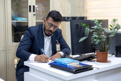 قسم العلاقات العامة يناقش استعداداته لإقامة مخيم البذرة الواعدة الرابع