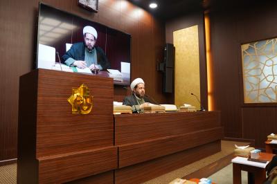 شعبة الخطابة تقيم جلسةً لمناقشة البحوث الختامية للمشاركين في البرنامج التأهيلي للخطباء