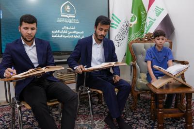 المجمع العلمي يجري الاختبار العملي لدورة نمارق القرآن التخصصية في المثنى