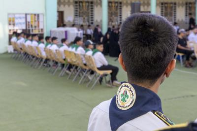 قسم الشؤون الفكرية يحتفي بانتقال مجموعة من الأشبال إلى مرحلة الكشافة