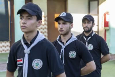 قسم الشؤون الفكرية يحتفي بانتقال مجموعة من الأشبال إلى مرحلة الكشافة