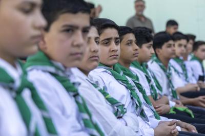 قسم الشؤون الفكرية يحتفي بانتقال مجموعة من الأشبال إلى مرحلة الكشافة
