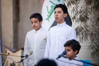 المجمع العلمي ينظّم محفلًا قرآنيًا في دار نحن الأمل لرعاية الأيتام ببغداد