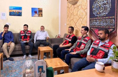 قسم الشؤون الفكرية يبحث آفاق التعاون المشترك مع فريق الإسناد الطبّي التطوّعي في ميسان