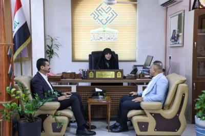 جامعة العميد تبحث مع مستشفى الهندية العام تعزيز التعاون في مجال تدريب الطلبة