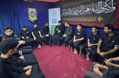 قسم الشؤون الفكرية يقيم محطة ثقافية للمشاركين في المجالس الحسينية بذي قار