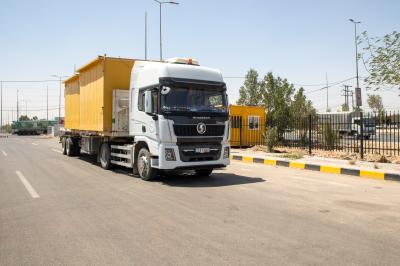 استعدادًا لزيارة العاشر من المحرّم.. قسم الآليات يشارك في عملية نقل محطات إرشاد التائهين وتنصيبها