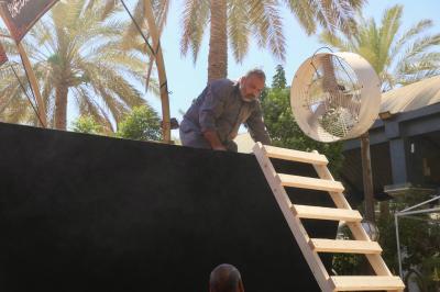قسم الصناعات ينهي أعمال إنشاء منصّة للتغطية الإعلامية في منطقة بين الحرمين الشريفين