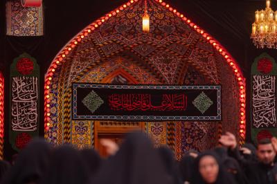مكتب المتولي الشرعي للشؤون النسوية يستقبل المعزيات بذكرى دفن الأجساد الطاهرة