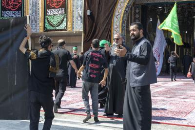 في الواحد والعشرين من المحرم.. قسم الشعائر ينظم دخول المواكب العزائية لصحن مرقد أبي الفضل العباس (عليه السلام)
