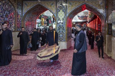 قسم الشعائر ينظم حركة المواكب العزائية بذكرى شهادة الإمام السجاد (عليه السلام)