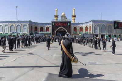 قسم الشعائر ينظم حركة المواكب العزائية بذكرى شهادة الإمام السجاد (عليه السلام)