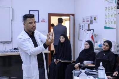 جامعة العميد تقيم دورة تدريبية عن دور المفارز الطبية في زيارة الأربعين