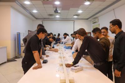 جامعة العميد تقيم دورة تدريبية عن دور المفارز الطبية في زيارة الأربعين