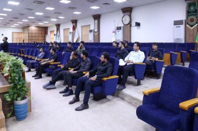 جامعة العميد تقيم دورة تدريبية عن دور المفارز الطبية في زيارة الأربعين