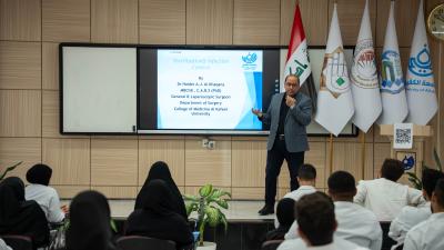 استعدادًا لخدمة زائري الأربعين.. جامعة الكفيل تنظّم ورشة تدريبية في الخياطة الجراحية لطلبة كلية الطب