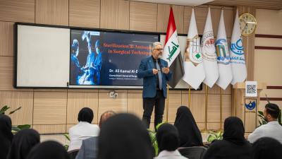 استعدادًا لخدمة زائري الأربعين.. جامعة الكفيل تنظّم ورشة تدريبية في الخياطة الجراحية لطلبة كلية الطب