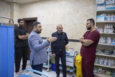 قسم الشؤون الطبية وجامعة الكفيل يبحثان تعزيز التعاون المشترك لإعداد برنامج طبي تدريبي للطلبة