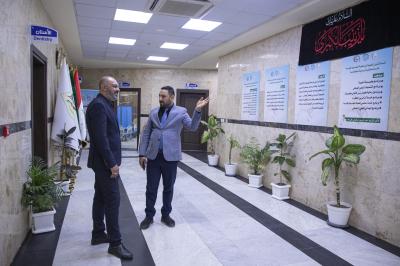 قسم الشؤون الطبية وجامعة الكفيل يبحثان تعزيز التعاون المشترك لإعداد برنامج طبي تدريبي للطلبة
