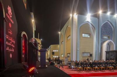 العتبة العباسية المقدسة تقيم مراسم رفع راية الخدمة الحسينية في مجمّع أبي الفضل العباس (عليه السلام)