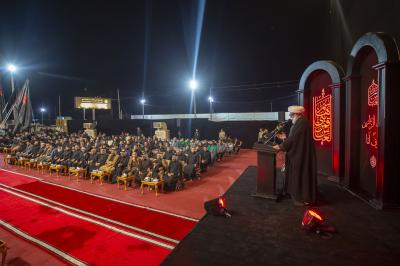 العتبة العباسية المقدسة تقيم مراسم رفع راية الخدمة الحسينية في مجمّع أبي الفضل العباس (عليه السلام)