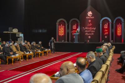 العتبة العباسية المقدسة تقيم مراسم رفع راية الخدمة الحسينية في مجمّع أبي الفضل العباس (عليه السلام)